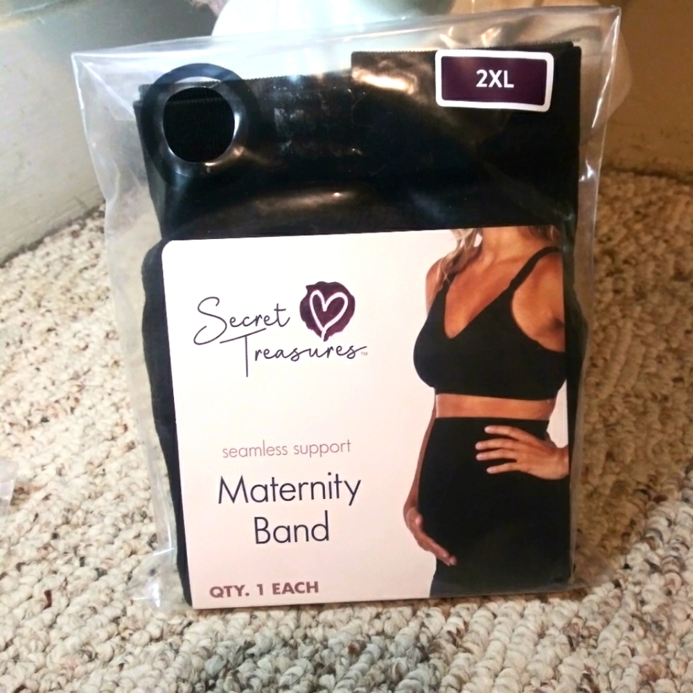 Secret Treasures Seamless Support 2XL Black Maternity Band